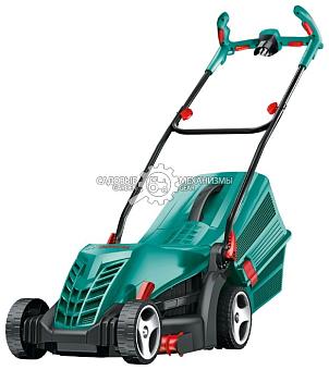 Газонокосилка электрическая Bosch ARM 33 (PRC, 1300 Вт., 34 см., пластик, 40 л., 11 кг.)