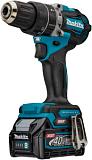 Дрель-шуруповерт ударная аккумуляторная Makita  HP002GD201 с 2 АКБ 2.5 Ач и ЗУ
