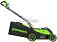 Газонокосилка аккумуляторная GreenWorks GD40LM361 с АКБ 4 А/ч и ЗУ (PRC, BL 40В, 36 см, пластик, мульчирование, 40 л, 13 кг)