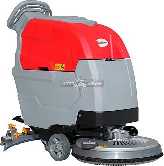 Поломоечная машина аккумуляторная EVOline SDB 530 T c GEL АКБ и ЗУ самоходная (PRC, 113 А/ч, 53 см, 50+55 л, 90 кг)