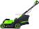 Газонокосилка аккумуляторная GreenWorks GD40LM411 с АКБ 5 А/ч и ЗУ (PRC, BL 40В, 41 см, пластик, мульчирование, 60 л, 16.5 кг)
