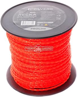 Леска Redverg PROLine 3.0 мм, витая, бесшумная, 60 м.