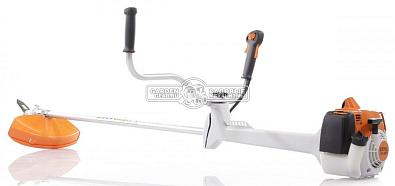 Бензиновый кусторез Stihl FS 350 (BRA, 40,2 куб.см., 1,6 кВт/2,2 л.с., длина - 177 см., 3-х лопастной нож DM 3F-300, леска - опция, 7,3 кг.)