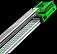 Аккумуляторный подкапотный LED-прожектор Greenworks G24UHL 24V без АКБ и ЗУ (длина 142–204, 3 режима 400 / 800 / 1200 Лм)