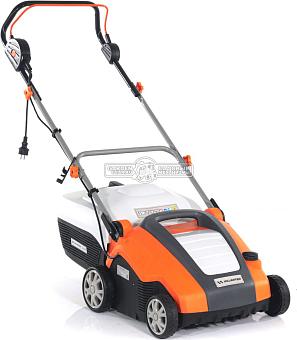 Вертикуттер - аэратор электрический Villartec AE 1538 (PRC, 1500 Вт, 38 см, ножи + пружины, пластик, 50 л, 14 кг)
