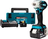 Гайковерт ударный аккумуляторный Makita  DTW300RTJ с 2 АКБ 5 А/ч и ЗУ