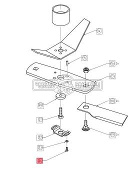 Болт SABO SAK10367 M6X10