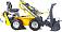 Универсальная машина мини-погрузчик Baumech ML-02 + роторный снегоуборщик 110 см., с двигателем Zongshen GB460E