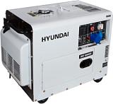 Дизельный генератор Hyundai DHY 6000SE в защитном кожухе