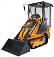 Универсальная машина мини-погрузчик Baumech ML-03 Pro с зимней кабиной + ковш универсальный 110 см., с двигателем Honda GX630 V-Twin