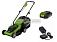 Газонокосилка аккумуляторная GreenWorks G24LM32 K2 c АКБ 2 А/ч и ЗУ (PRC, Li-ion 24В, 32 см, пластик, 30 л, 8.3 кг)
