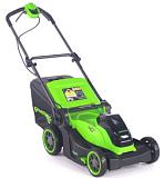 Газонокосилка аккумуляторная Greenworks GD40LM411 с АКБ 5 А/ч и ЗУ
