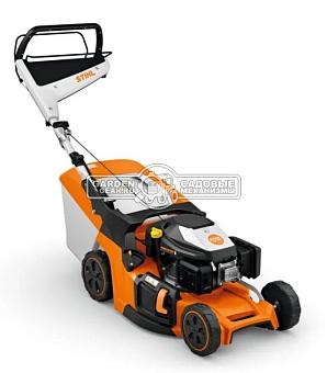 Газонокосилка бензиновая Stihl RM 448.3 T (AUT, самоходная задний привод, 46 см, Stihl 166 куб.см, пластик, 52 л., монорукоятка, 32 кг)