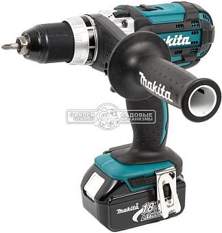Дрель - шуруповерт аккумуляторная Makita DDF451RFE с 2 АКБ 3.0 А/ч и ЗУ (PRC, LXT 18V, 40 Нм, кейс, 2.1 кг)
