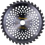 Нож с зубцами из твердого сплава Champion 36T 230 мм. 25,4 мм.