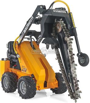 Универсальная машина мини-погрузчик Baumech ML-02 Pro + траншеекопатель 90 см. с двигателем Zongshen GB750 EFI V-Twin инжектор
