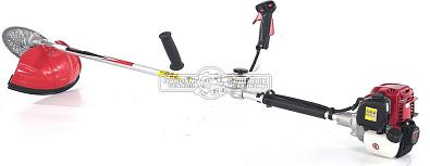 Бензокоса EVOline BCG 35H (4T) 4-х тактная (PRC, Honda 35.8 см3, 1.3 л.с., леска 2.5 мм + нож + пильный диск, ремень, 7.3 кг)