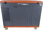 Бензиновый генератор EVOline QB 12003 E трёхфазный в шумозащитном кожухе (PRS, Zongshen, 679 см3, 11/10 кВт, электростартер, 27 л, 171 кг)