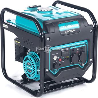 Бензиновый генератор инверторный Steviman GR-5000i (RUS, 236 см³, 9 л.с., 4.5/5.0 кВт, бак 12 л., 28.5 кг)