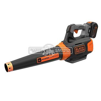 Воздуходувка аккумуляторная Black+Decker GWC54PC-QW с АКБ 1.5 А/ч и ЗУ (PRC, 54В, 195 км/ч, 4.4 кг)