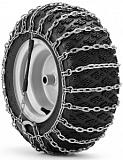 Цепи на колеса Husqvarna 18x7,5-8 (45,7x19 см.) круглый профиль, для райдера R 422 Ts AWD