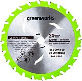 Пильный диск по дереву Greenworks 2952507 115 мм 24T для мини-пилы G24MCS