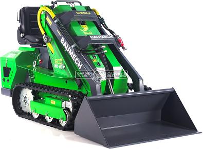Универсальная машина мини-погрузчик Baumech ML-03 Eco + ковш универсальный 110 см., с электродвигателем