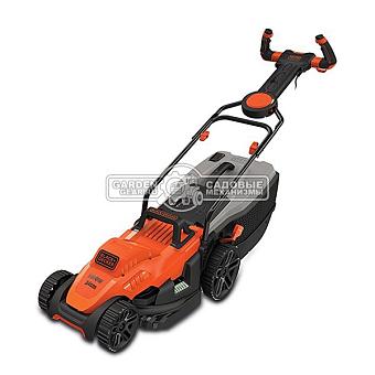 Газонокосилка электрическая Black&Decker BEMW461ES-QS (PRC, 1400 Вт, 34 см, Easy Steer, 40 л)