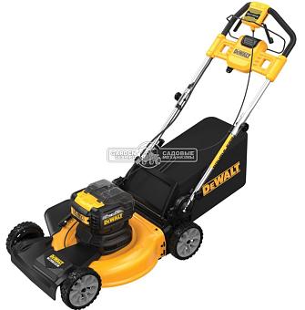 Газонокосилка аккумуляторная самоходная DeWALT DCMWSP564N XR 18В без АКБ и ЗУ (PRC, 2х18В, 53 см, сталь, 3 в 1, 55 л, 32 кг)