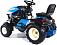 Садовый трактор Нева MT1-ZS (RUS, дека 110 см. - опция, Zongshen GB420SE, 420 см3, механич.трансмиссия, фара, боковой выброс, 395 кг)