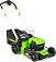 Газонокосилка аккумуляторная самоходная GreenWorks GD40LM48SP c АКБ 4 А/ч и ЗУ (PRC, BL 40В, 48 см, сталь, 4 в 1,Turbo режим, 55 л, 29.5 кг)