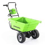 Тачка аккумуляторная самоходная Greenworks G40GC с АКБ 4 А/ч и ЗУ