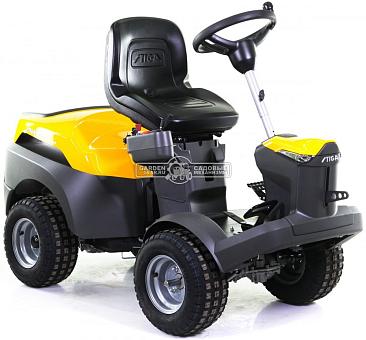 Садовый райдер Stiga Park Compact 340 PWX 4WD без деки (ITA, Stiga ST550 V-Twin, 586 куб.см, полный привод, гидростатика, 226 кг.)