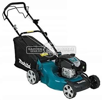 Газонокосилка бензиновая Makita PLM4621N (PRC, 46 см, B&S 650E, 190 см3, сталь, 60 л, 33.8 кг)