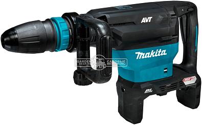 Отбойный молоток аккумуляторный Makita HM002GZ03 АКБ и ЗУ (PRC, SDS-Max, XGT BL 2х40В, 20.9 Дж, AWS, AVT, XPT, плавный пуск, 12.0 кг)