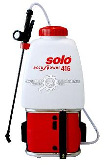 Опрыскиватель аккумуляторный Solo 416 Li (GER, ранцевый, Li-On 7.8 Ah, 20 л., 2.5/4.3 Бар, трубка 90 см, 5.2 кг)