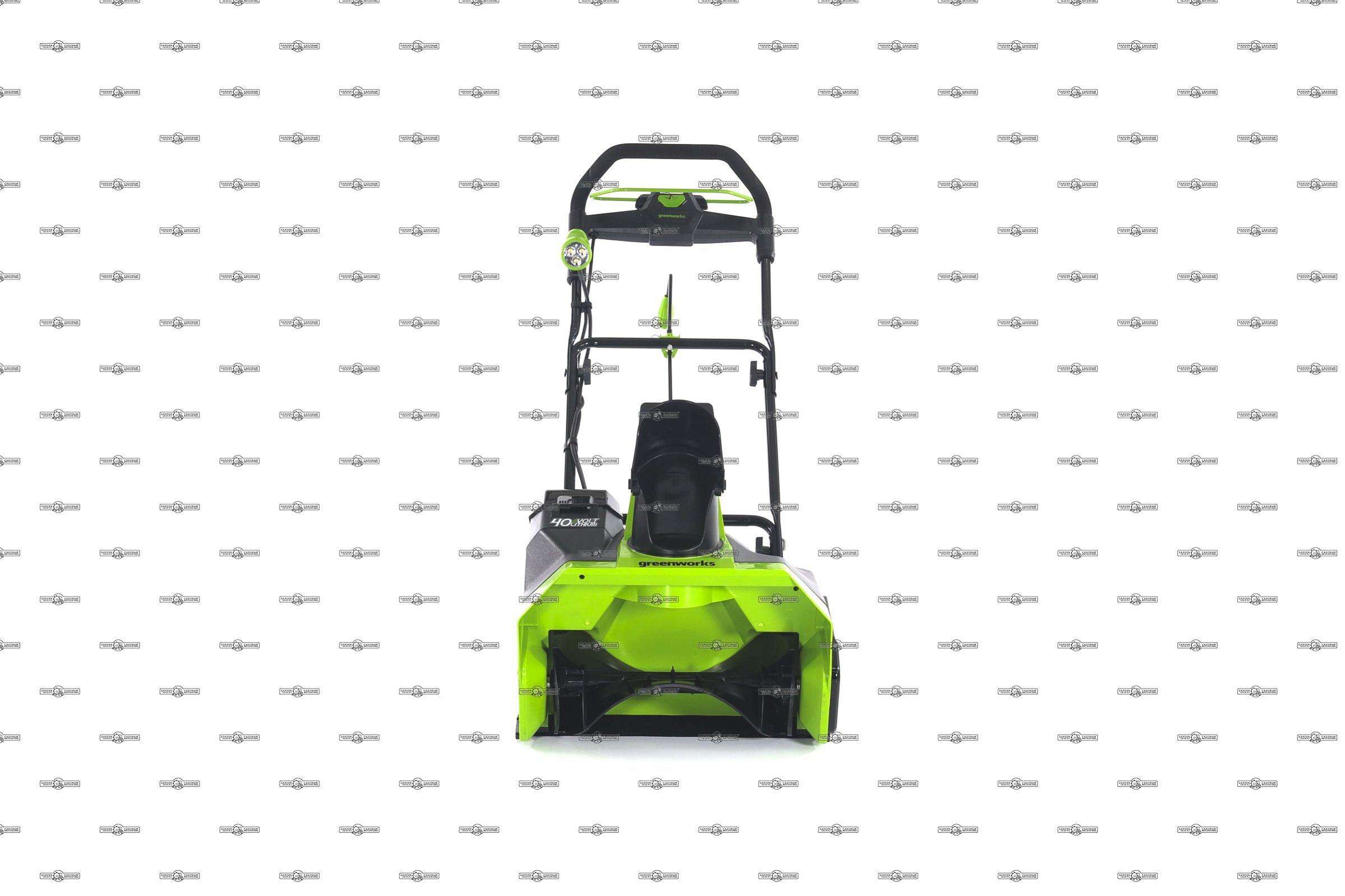Снегоуборщик аккумуляторный Greenworks GD40ST без АКБ и ЗУ, 2600007