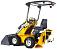 Универсальная машина мини-погрузчик Baumech ML-02 + ковш для снега 120 см., + каркас безопасности с двигателем Zongshen GB460E