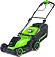 Газонокосилка аккумуляторная GreenWorks GD40LM411 без АКБ  и ЗУ (PRC, BL 40В, 41 см, пластик, мульчирование, 60 л, 16.5 кг)