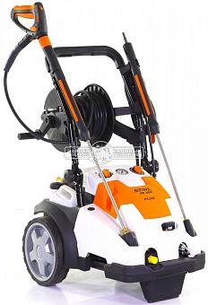 Мойка высокого давления Stihl RE 362 Plus профес. 380В (35-180/250 Бар, 1000/1080 л/ч, латун. клапана, керамич. поршни, барабан + шланг 15 м, 79 кг)