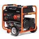 Бензиновый генератор Daewoo GDA 7500 DPLi-3 двухрежимный 220/380В (PRC, 420 см3, 6,0/6,5 кВт, электростартер, ПДУ, разъем ATS, 40 л, колёса, 82.2 кг.)