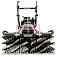 Подметальная машина Tielbuerger TK48 Hydro Honda GXV160 (GER, ширина 100 см., диаметр 40 см., дифференциал, гидростатика, вариатор, 108 кг.)