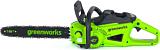 Пила аккумуляторная цепная Greenworks GD40CS20X 16" c АКБ 8 А/ч и ЗУ