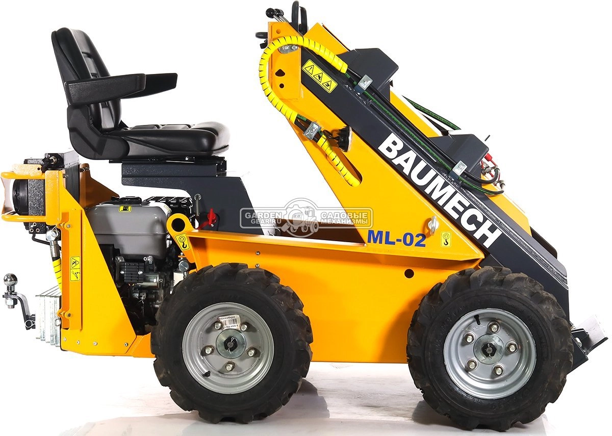 Универсальная машина мини-погрузчик Baumech ML-02 с двигателем Zongshen  GB460E (BM1-ML-02-GB460E) - купить, цена - 1 375 000 р., отзывы, инструкция  и фото в интернет-магазине Садовые Механизмы.