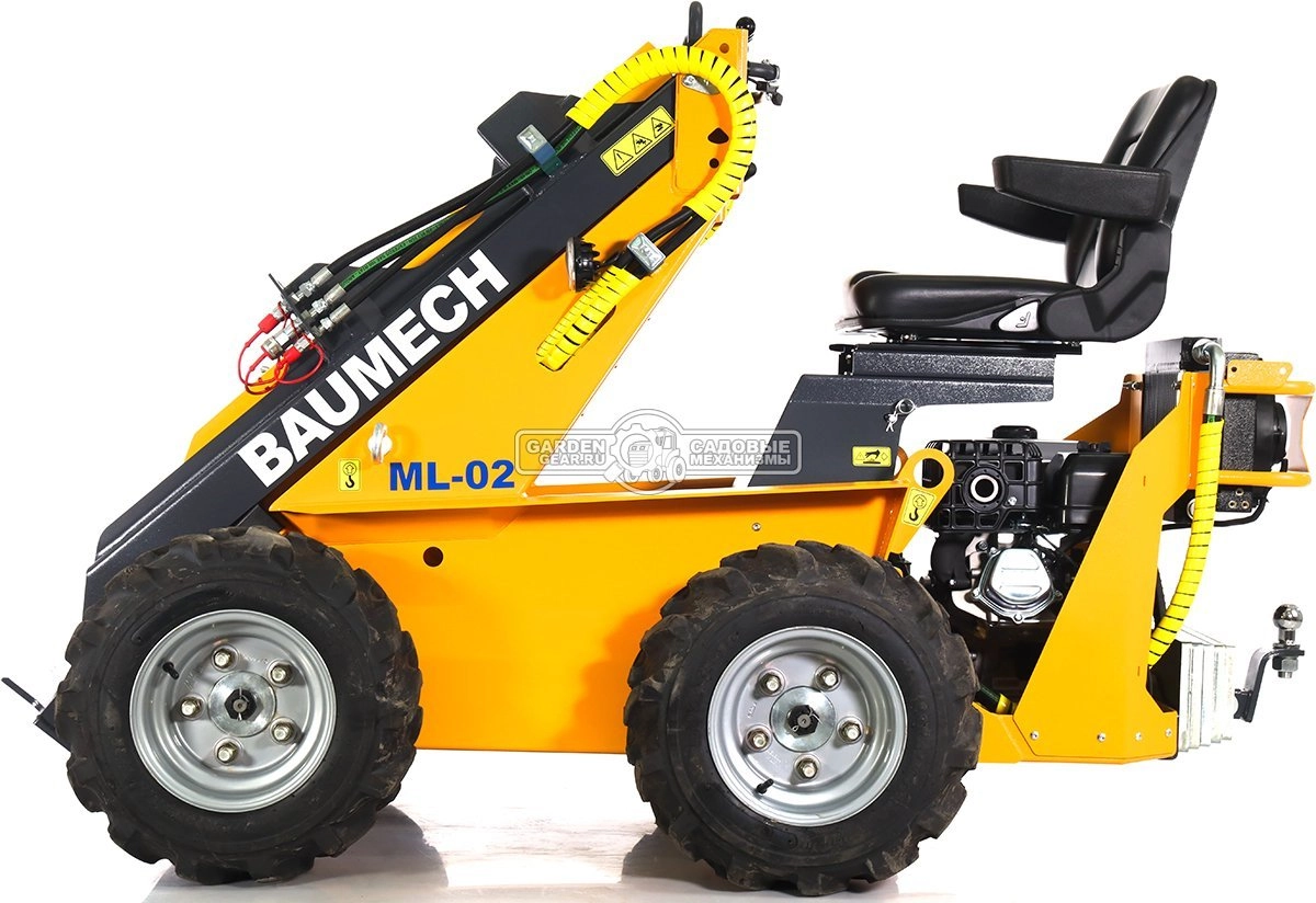 Универсальная машина мини-погрузчик Baumech ML-02 с двигателем Zongshen  GB460E (BM1-ML-02-GB460E) - купить, цена - 1 375 000 р., отзывы, инструкция  и фото в интернет-магазине Садовые Механизмы.